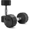 imageCAP Barbell Coated Dumbbell Weight  Multiple Options Pairs ampamp Sets12Sided  Chrome Handle