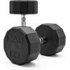 imageCAP Barbell Coated Dumbbell Weight  Multiple Options Pairs ampamp Sets12Sided  Chrome Handle