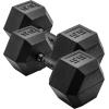 imageCAP Barbell Coated Dumbbell Weight  Multiple Options Pairs ampamp SetsBlack Handle