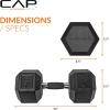 imageCAP Barbell Coated Dumbbell Weight  Multiple Options Pairs ampamp SetsComfort Grip
