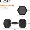 imageCAP Barbell Coated Dumbbell Weight  Multiple Options Pairs ampamp SetsComfort Grip