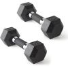 imageCAP Barbell Coated Dumbbell Weight  Multiple Options Pairs ampamp SetsComfort Grip