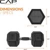 imageCAP Barbell Coated Dumbbell Weight  Multiple Options Pairs ampamp SetsComfort Grip