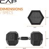 imageCAP Barbell Coated Dumbbell Weight  Multiple Options Pairs ampamp SetsComfort Grip