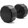 imageCAP Barbell Coated Hex Dumbbell Weight  Multiple Options12Sided  Black Handle
