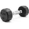 imageCAP Barbell Coated Hex Dumbbell Weight  Multiple Options12Sided  Chrome Handle
