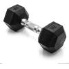 imageCAP Barbell Coated Hex Dumbbell Weight  Multiple OptionsChrome Handle