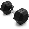 imageCAP Barbell Coated Hex Dumbbell Weight  Multiple OptionsChrome Handle