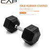 imageCAP Barbell Coated Hex Dumbbell Weight  Multiple OptionsChrome Handle