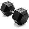 imageCAP Barbell Coated Hex Dumbbell Weight  Multiple OptionsChrome Handle