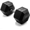 imageCAP Barbell Coated Hex Dumbbell Weight  Multiple OptionsChrome Handle