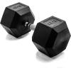 imageCAP Barbell Coated Hex Dumbbell Weight  Multiple OptionsChrome Handle