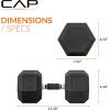 imageCAP Barbell Coated Hex Dumbbell Weight  Multiple OptionsComfort Grip