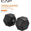 imageCAP Barbell Coated Hex Dumbbell Weight  Multiple OptionsComfort Grip