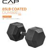 imageCAP Barbell Coated Hex Dumbbell Weight  Multiple OptionsComfort Grip