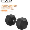 imageCAP Barbell Coated Hex Dumbbell Weight  Multiple OptionsComfort Grip