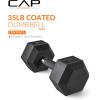 imageCAP Barbell Coated Hex Dumbbell Weight  Multiple OptionsComfort Grip