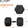 imageCAP Barbell Coated Hex Dumbbell Weight  Multiple OptionsComfort Grip