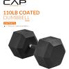 imageCAP Barbell Coated Hex Dumbbell Weight  Multiple OptionsComfort Grip