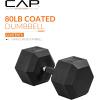 imageCAP Barbell Coated Hex Dumbbell Weight  Multiple OptionsComfort Grip