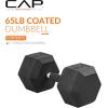 imageCAP Barbell Coated Hex Dumbbell Weight  Multiple OptionsComfort Grip