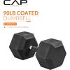 imageCAP Barbell Coated Hex Dumbbell Weight  Multiple OptionsComfort Grip