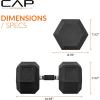 imageCAP Barbell Coated Hex Dumbbell Weight  Multiple OptionsComfort Grip