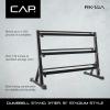 imageCAP Barbell Dumbbell Rack  550lb or 575lb Dumbbell Storage  Multiple Options3Tier for 550LB