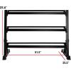 imageCAP Barbell Dumbbell Rack  550lb or 575lb Dumbbell Storage  Multiple Options3Tier for 550LB