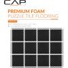 imageCAP Barbell Exercise Puzzle Mats Packs Tiles 24quotx24quot  Multiple OptionsDiamond  Black