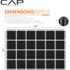 imageCAP Barbell Exercise Puzzle Mats Packs Tiles 24quotx24quot  Multiple OptionsDiamond  Black
