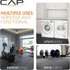 imageCAP Barbell Exercise Puzzle Mats Packs Tiles 24quotx24quot  Multiple OptionsDiamond  Black