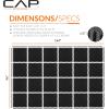 imageCAP Barbell Exercise Puzzle Mats Packs Tiles 24quotx24quot  Multiple OptionsDiamond  Black