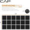 imageCAP Barbell Exercise Puzzle Mats Packs Tiles 24quotx24quot  Multiple OptionsDiamond  Black