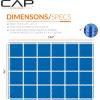 imageCAP Barbell Exercise Puzzle Mats Packs Tiles 24quotx24quot  Multiple OptionsT  Blue