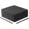 imageCAP Barbell Exercise Puzzle Mats Packs Tiles 24quotx24quot  Multiple OptionsTatami  Black