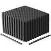 imageCAP Barbell Exercise Puzzle Mats Packs Tiles 24quotx24quot  Multiple OptionsTatami  Black