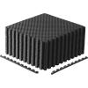 imageCAP Barbell Exercise Puzzle Mats Packs Tiles 24quotx24quot  Multiple OptionsTatami  Black