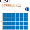 imageCAP Barbell Exercise Puzzle Mats Packs Tiles 24quotx24quot  Multiple OptionsTatami  Blue