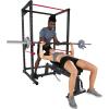imageCAP Barbell Full Cage Power Rack Color Series  6 or 7 OptionsBlack