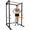 imageCAP Barbell Full Cage Power Rack Color Series  6 or 7 OptionsBlack