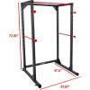 imageCAP Barbell Full Cage Power Rack Color Series  6 or 7 OptionsBlack