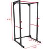 imageCAP Barbell Full Cage Power Rack Color Series  6 or 7 OptionsBlack