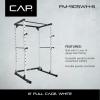 imageCAP Barbell Full Cage Power Rack Color Series  6 or 7 OptionsWhite