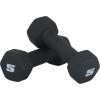 imageCAP Barbell Neoprene Dumbbell Weights Pairs ampamp Sets  Multiple ColorsBlack
