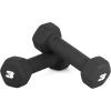 imageCAP Barbell Neoprene Dumbbell Weights Pairs ampamp Sets  Multiple ColorsBlack