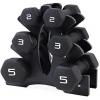 imageCAP Barbell Neoprene Dumbbell Weights Pairs ampamp Sets  Multiple ColorsBlack