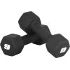 imageCAP Barbell Neoprene Dumbbell Weights Pairs ampamp Sets  Multiple ColorsBlack