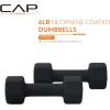 imageCAP Barbell Neoprene Dumbbell Weights Pairs ampamp Sets  Multiple ColorsBlack