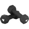 imageCAP Barbell Neoprene Dumbbell Weights Pairs ampamp Sets  Multiple ColorsBlack